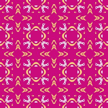 Eski usul arabesk ile kusursuz desen. Vektör illüstrasyonu.