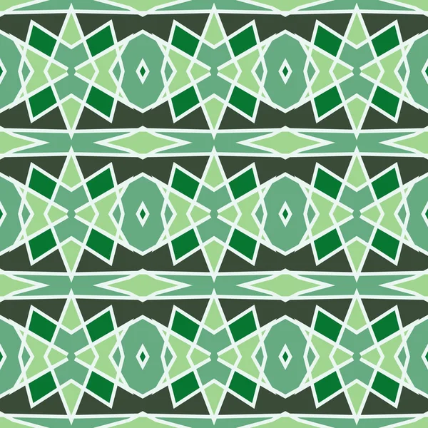 Zwart Wit Naadloze Patroon Met Bloemen Geometrische Sieraad Een Retro — Stockvector