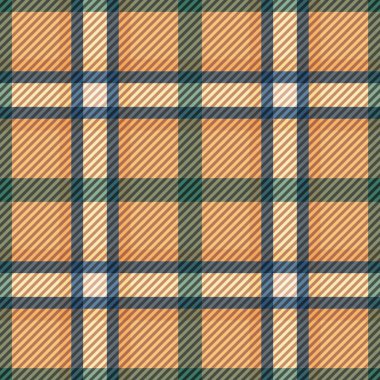 Tartan kumaş dokusu. Kusursuz desen. Vektör illüstrasyonu. 