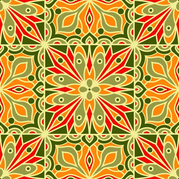 Eski usul arabesk ile kusursuz desen. Vektör illüstrasyonu.