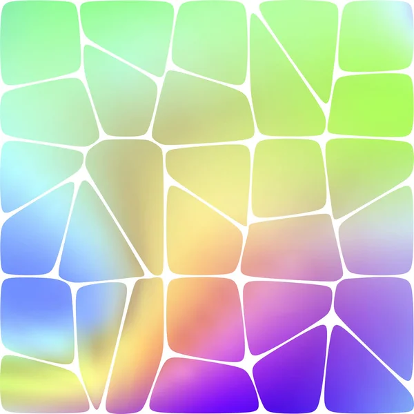 Multicolor Fundo Mosaico Abstrato Ilustração Vetorial — Vetor de Stock