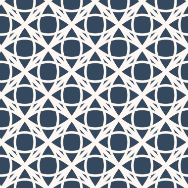 Siyah ve beyaz pürüzsüz desen. Geometrik süs. Vektör illüstrasyonu  