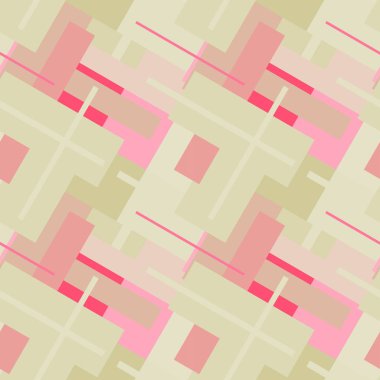 Seamless modeli. Çok renkli geometrik süsleme. Vektör çizim  