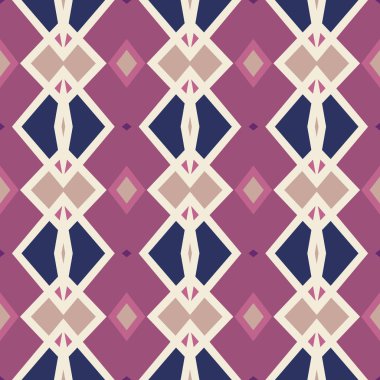 Retro tarzı arabesk ile Seamless modeli. Çizilmiş vektör çizim. 