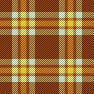 Tartan kumaş dokusu. Kusursuz desen. Vektör illüstrasyonu. 