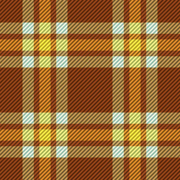 Tartan Stof Textuur Naadloos Patroon Vectorillustratie — Stockvector