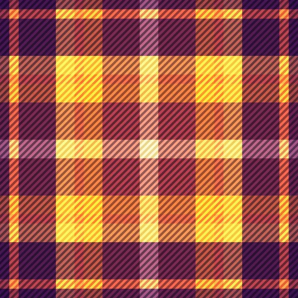 Tartan Stof Textuur Naadloos Patroon Vectorillustratie — Stockvector