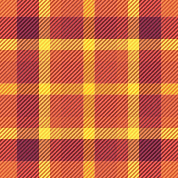 Tartan Stof Textuur Naadloos Patroon Vectorillustratie — Stockvector