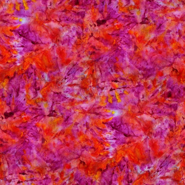 Bezešvý Vzor Barvy Kravatu Ručně Malované Tkaniny Nodulární Batik Shibori — Stock fotografie