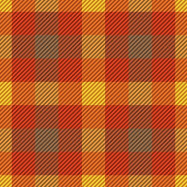 Tartan kumaş dokusu. Kusursuz desen. Vektör illüstrasyonu. 