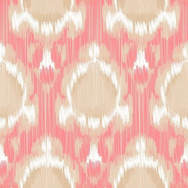 Modèle Ikat Sans Couture Fond Abstrait Pour Conception Textile Papier — Image vectorielle