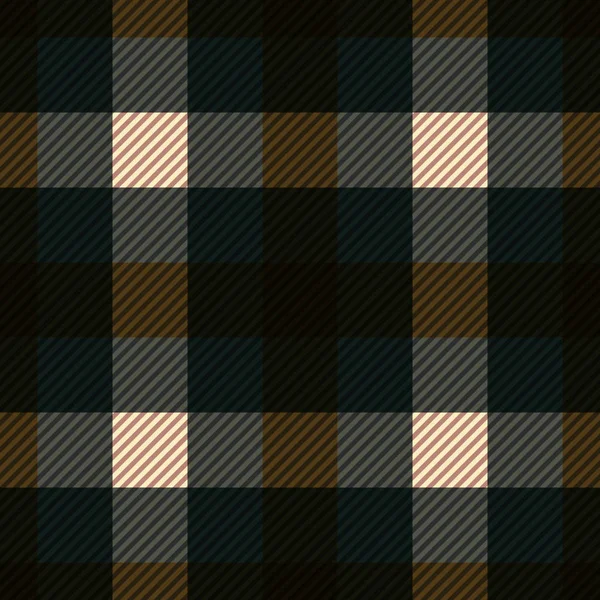 Tartan Stof Textuur Naadloos Patroon Vectorillustratie — Stockvector