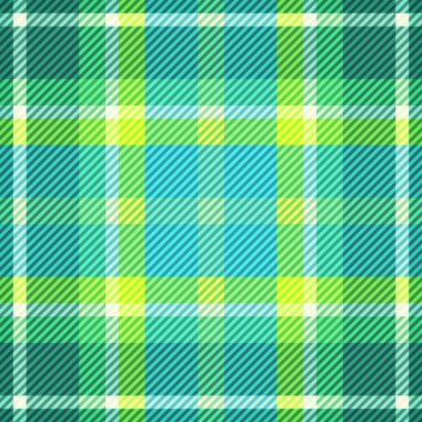 Tartan kumaş dokusu. Kusursuz desen. Vektör illüstrasyonu. 