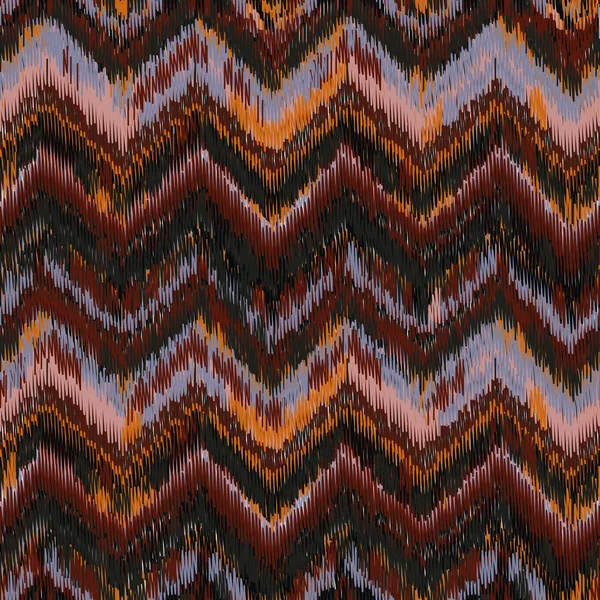 Modèle Ikat Sans Couture Fond Abstrait Pour Conception Textile Papier — Image vectorielle