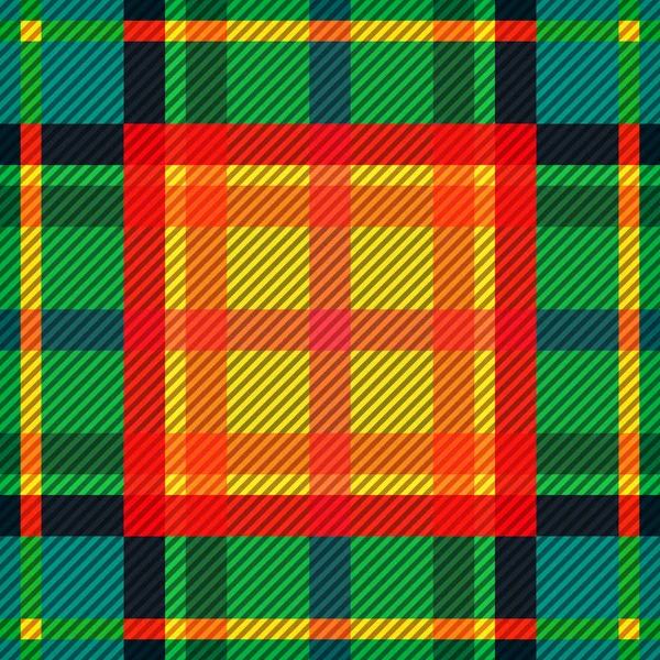 Tartan Fabric Texture Seamless Pattern Vector Illustration — Stock Vector