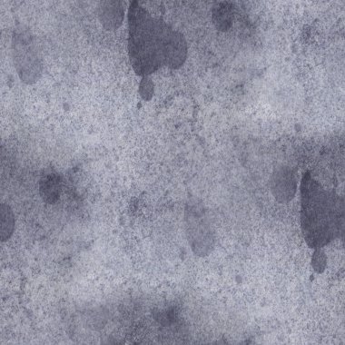 Gri suluboya lekeli, soyut, pürüzsüz bir desen. El çizimi illüstrasyon.
