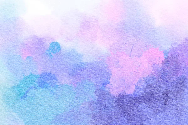 Çok Renkli Sulu Boya Arka Plan Resimde Çizilmiş — Stok fotoğraf