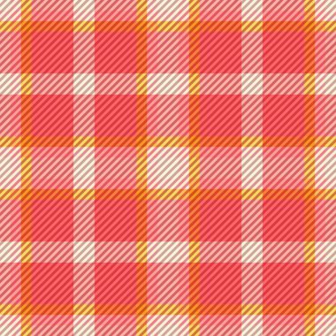 Tartan kumaş dokusu. Kusursuz desen. Vektör illüstrasyonu. 