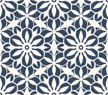 Siyah ve beyaz pürüzsüz desenli Arabesk 'ler eski usul. Vektör illüstrasyonu