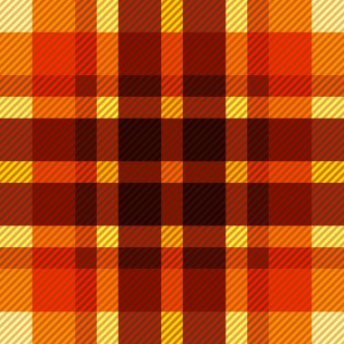 Tartan kumaş dokusu. Kusursuz desen. Vektör illüstrasyonu. 