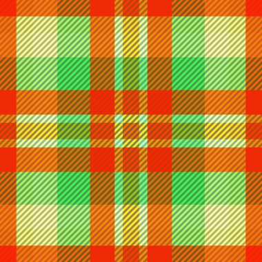 Tartan kumaş dokusu. Kusursuz desen. Vektör illüstrasyonu. 