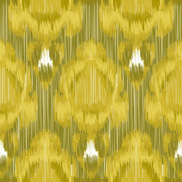 Zökkenőmentes Ikat Minta Absztrakt Háttér Textil Design Tapéta Felületi Textúrák — Stock Vector