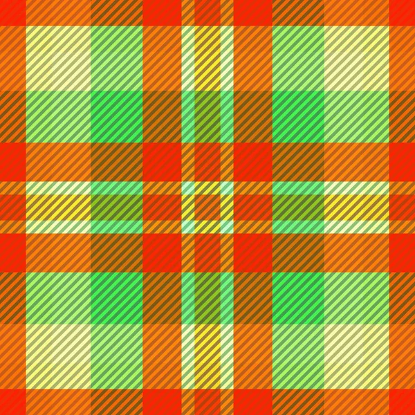 Tartan Stof Textuur Naadloos Patroon Vectorillustratie — Stockvector