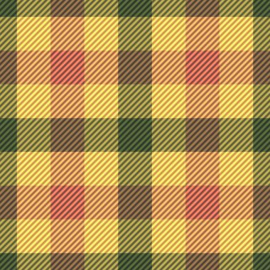 Tartan kumaş dokusu. Kusursuz desen. Vektör illüstrasyonu. 