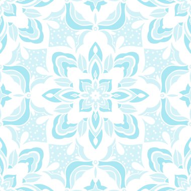 Eski usul arabesk ile kusursuz desen. Vektör illüstrasyonu.