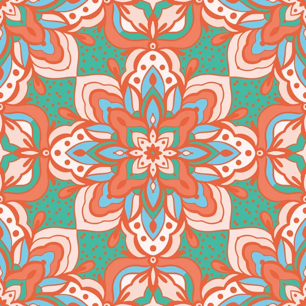 Eski usul arabesk ile kusursuz desen. Vektör illüstrasyonu.