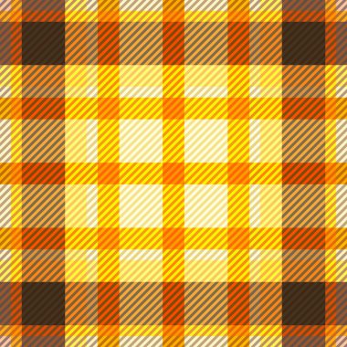 Tartan kumaş dokusu. Kusursuz desen. Vektör illüstrasyonu. 