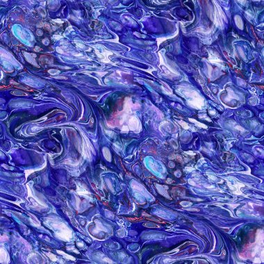 Akrilik akıyor. Rengarenk bir geçmişi var. Kusursuz desen. El çizimi illüstrasyon. 