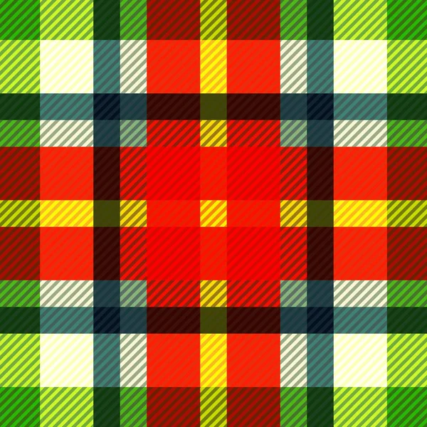 Textura Tecido Tartan Padrão Sem Costura Ilustração Vetorial — Vetor de Stock