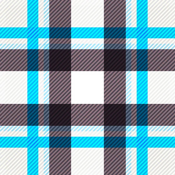 Tartan Stof Textuur Naadloos Patroon Vectorillustratie — Stockvector