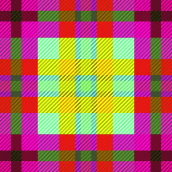 Tartan Tyg Struktur Sömlöst Mönster Vektorillustration — Stock vektor