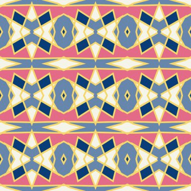 Eski usul arabesk ile kusursuz desen. Vektör illüstrasyonu. 