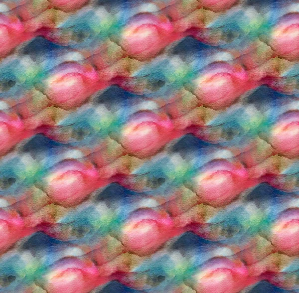 Abstract Naadloos Patroon Met Aquarelvlekken Handgetekende Illustratie — Stockfoto