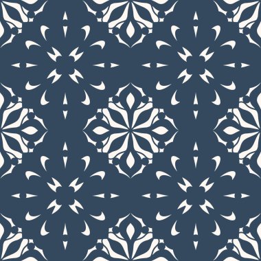 Siyah ve beyaz pürüzsüz desenli Arabesk 'ler eski usul. Vektör illüstrasyonu