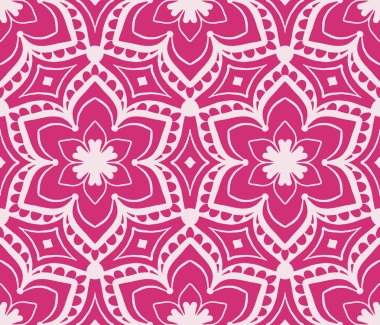 Eski usul arabesk ile kusursuz desen. Vektör illüstrasyonu.