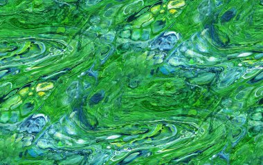 Akrilik akıyor. Rengarenk bir geçmişi var. Kusursuz desen. El çizimi illüstrasyon. 