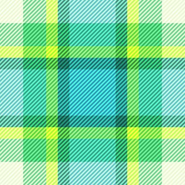 Tartan kumaş dokusu. Kusursuz desen. Vektör illüstrasyonu. 