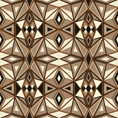 Modelleştirilmiş etnik kalıplı kusursuz bir model. El çizimi illüstrasyon.