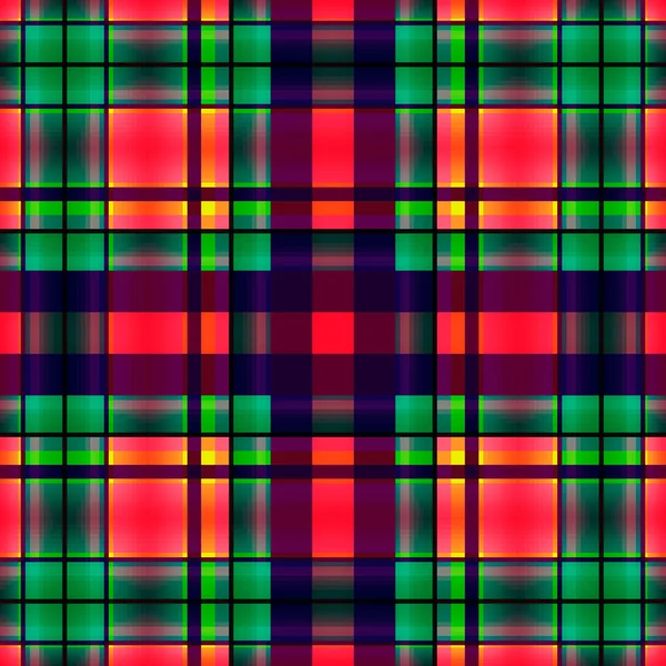 Tartan Tyg Struktur Sömlöst Mönster Vektorillustration — Stock vektor