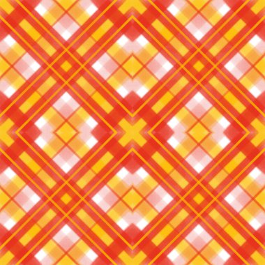 Tartan kumaş dokusu. Kusursuz desen. El çizimi illüstrasyon.