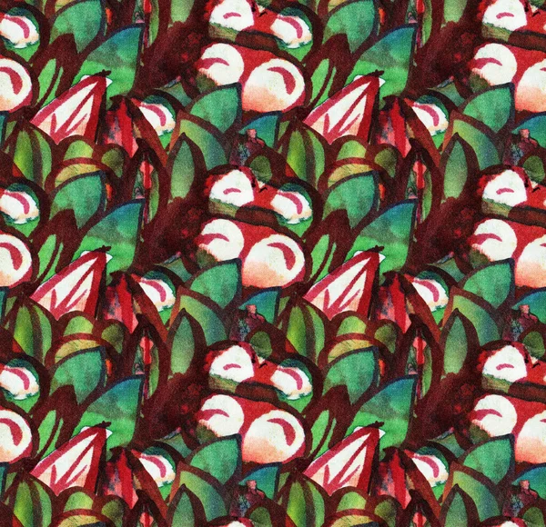 Skomplikowany Wzór Batik Teksturą Tkaniny Płynny Wzór Ilustracja Ręcznie Rysowana — Zdjęcie stockowe