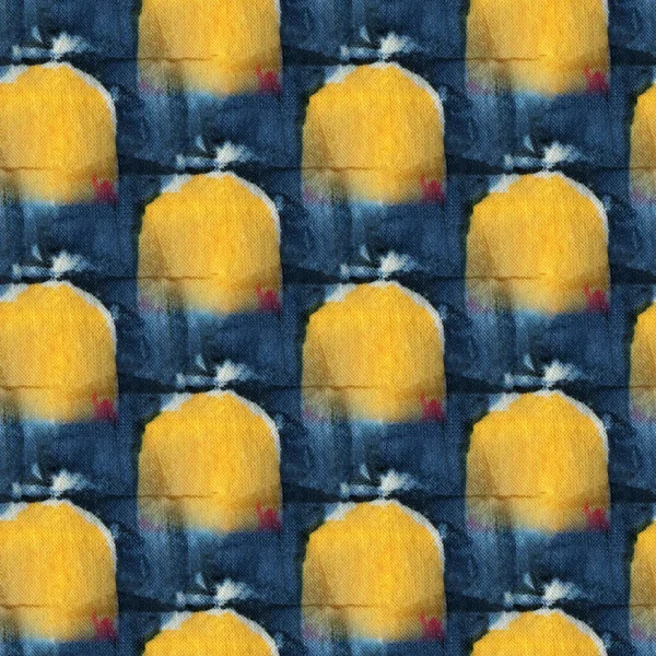 Batik Nahtloses Muster Mit Der Geometrischen Zeichnung Handgezeichnete Illustration — Stockfoto
