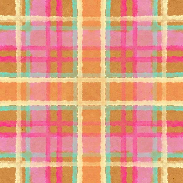 Tekstur Kain Tartan Pola Mulus Ilustrasi Digital — Stok Foto