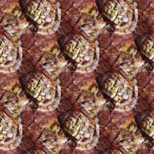 Sömlöst Bindfärgningsmönster Handmålning Tyger Nodulär Batik Shibori Färgning — Stockfoto