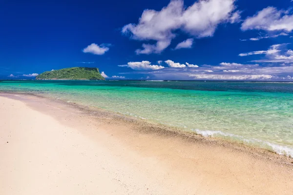 Яскравих Тропічних Lalomanu Пляж Острові Самоа Аеропорту Upolu — стокове фото