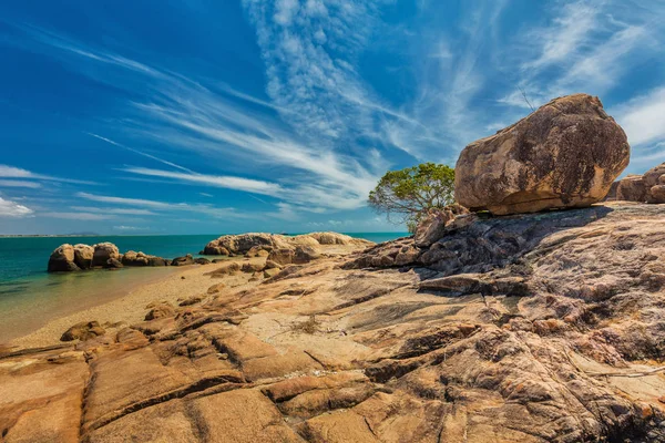 Κόλπο Πέταλο Στο Bowen Εμβληματική Παραλία Γρανίτη Αναρρίχηση Βράχους Queensland — Φωτογραφία Αρχείου